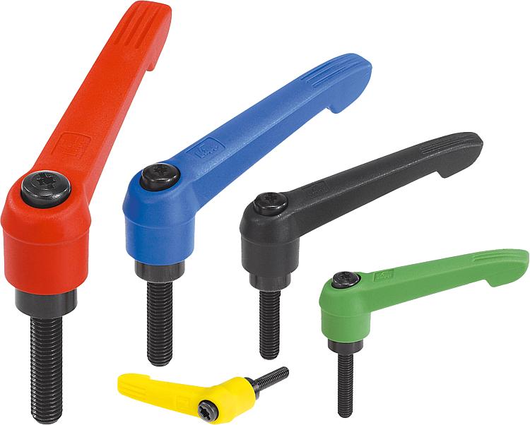 KIPP Clamping Levers K0269 External Thread KIPP Clamping Levers K0269 External Thread
