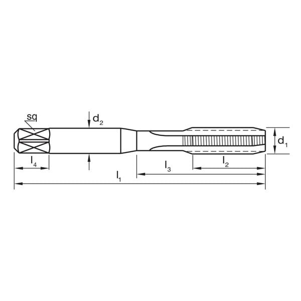 Sutton Tools Straight Flute Taps – MF (Metric Fine) – Taper