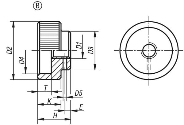 Knurled Nuts Steel & Stainless Steel K0137