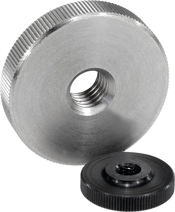 Knurled Nuts Flat K0144