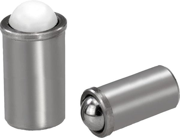 KIPP Spring Plungers Smooth Extended Stainless Steel K0333