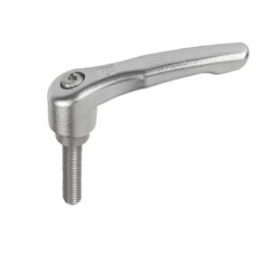 KIPP Clamping Levers K0124 Stainless Steel with External Thread