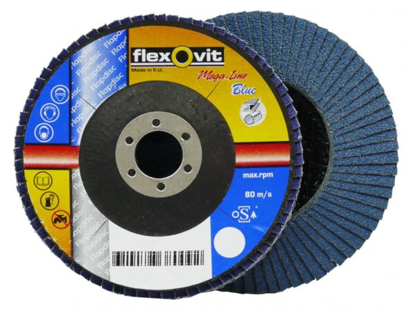 Flexovit Zirconia Flap Discs Megaline Blue R828
