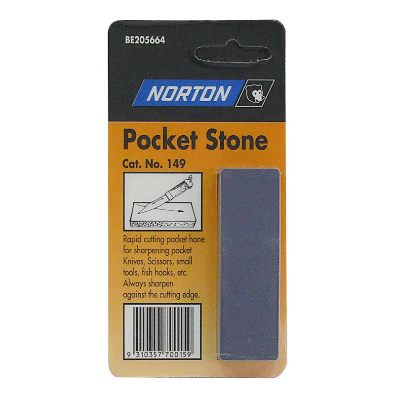 Norton Pocket Stone Knife Fine Sharpening Stone North East Industrial