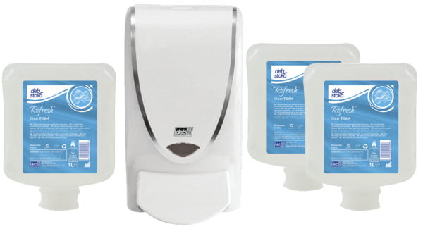 Deb Stoko Refresh™ Clear FOAM Hand Wash Starter Pack