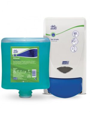 Estesol® Hair & Body Shower Wash Starter Pack (2 x 2L + Wall Dispenser)